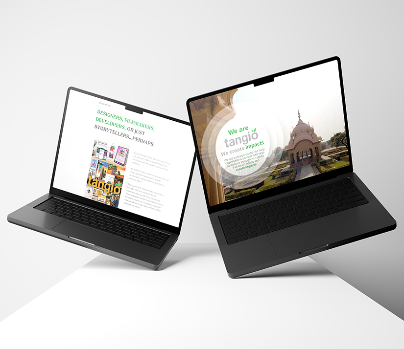 Tangio Creative Design Agency website developed by Nurul Hasan